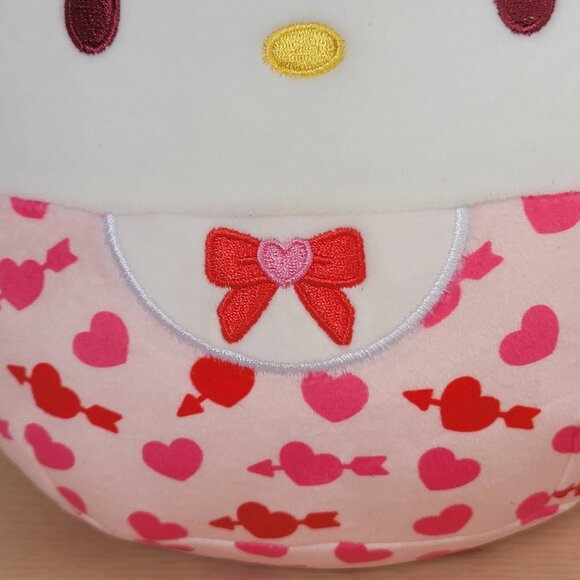 Squishmallows Hello Kitty Angel Valentine's 2025 Pink Red Hearts Plush Toy 8 in - Picture 10 of 15